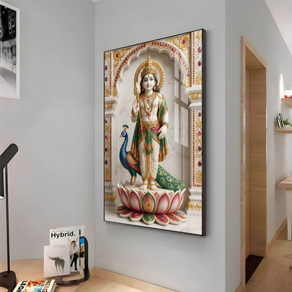 Divine Lord Murungan Premium Acrylic Vertical Wall Art