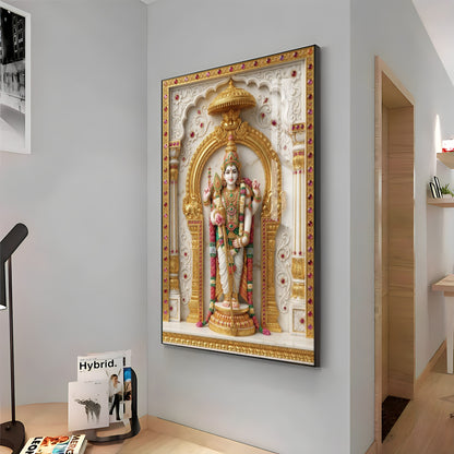 Lord Murugan Ji Premium Acrylic Vertical Wall Art