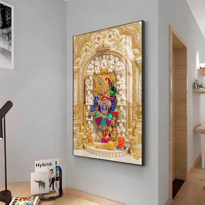 Divine Hanuman Ji Premium Acrylic Vertical Wall Art