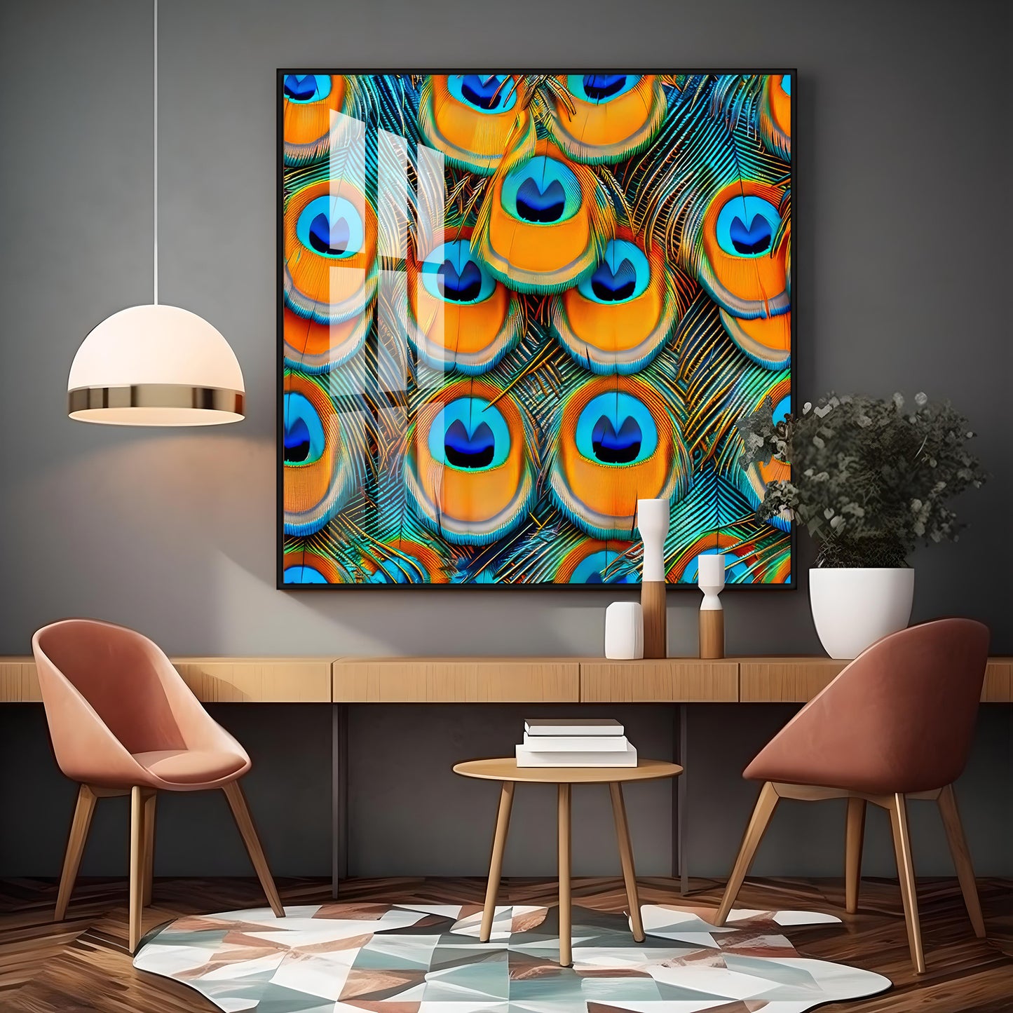 Morpankh Premium Acrylic Square Wall Art