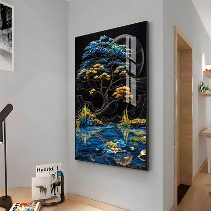 Nature's Embrace Tree Premium Acrylic Vertical Wall Art