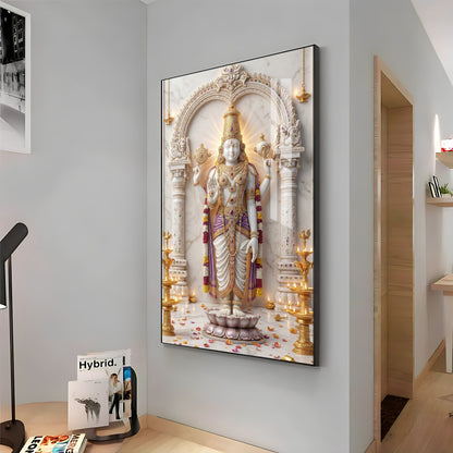 Divine Tirupati Balaji Premium Acrylic Vertical Wall Art