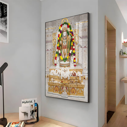 Divine Ram Lalla Premium Acrylic Vertical Wall Art