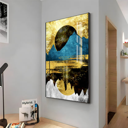 Mountain Glow Premium Acrylic Vertical Wall Art