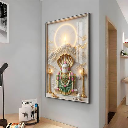 Shiva Lingam Premium Acrylic Vertical Wall Art