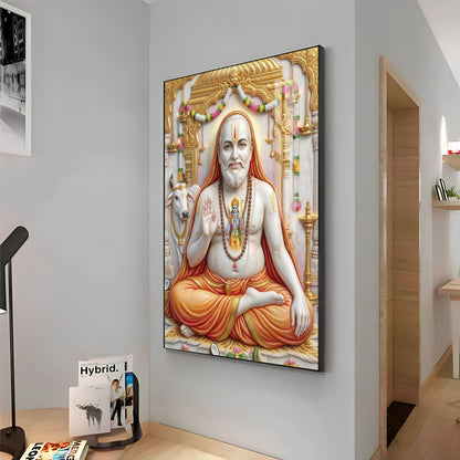 Guru Raghavendra Swamy Premium Acrylic Vertical Wall Art