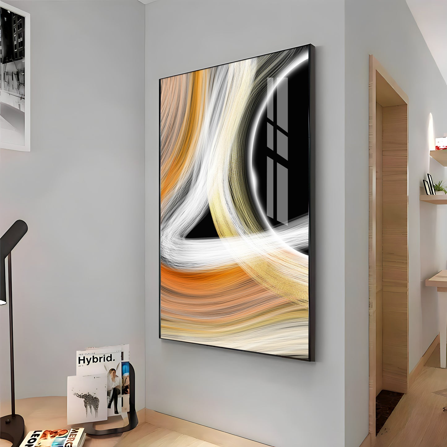 Vibrant Harmony Premium Acrylic Vertical Wall Art