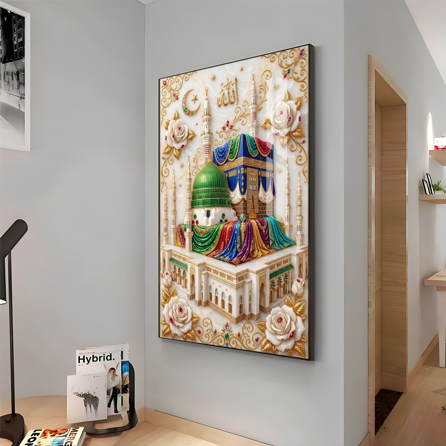 Al-Masjid An-Nabawi Premium Acrylic Vertical Wall Art