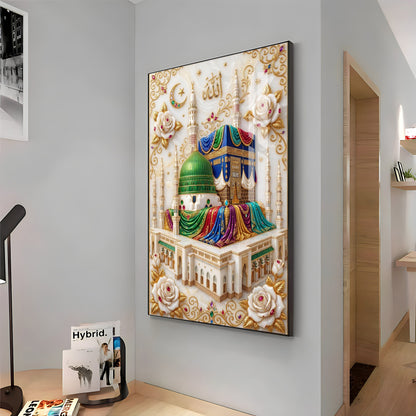 Al-Masjid An-Nabawi Premium Acrylic Vertical Wall Art