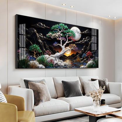 Nature's Embrace Tree Premium Acrylic Horizontal Wall Art