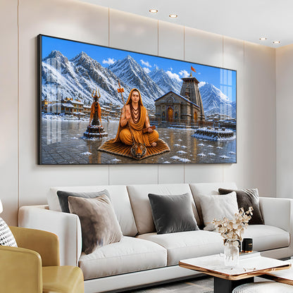 Shri Adi Shankaracharya Premium Acrylic Horizontal Wall Art