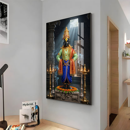 Lord Panduranga Premium Acrylic Vertical Wall Art