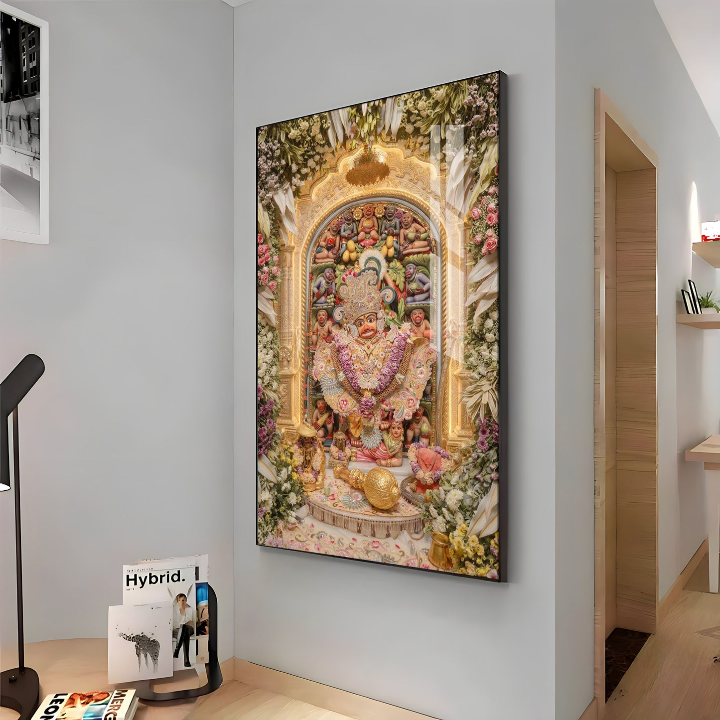 Salangpur Hanuman Temple Premium Acrylic Vertical Wall Art