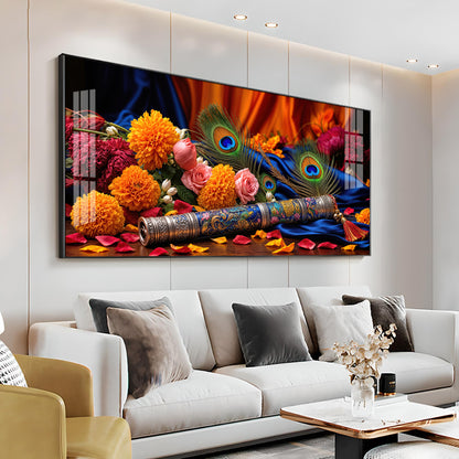 Troupe Of Bansuri Premium Acrylic Horizontal Wall Art