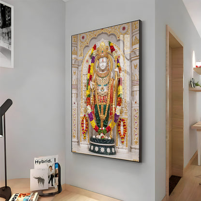 Lord Ram Premium Acrylic Vertical Wall Art