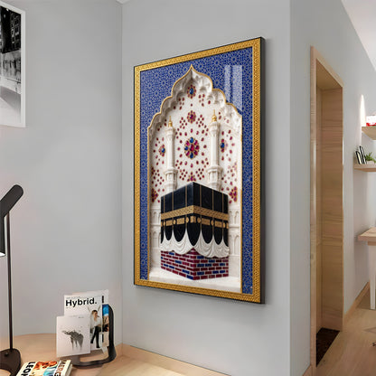 Holy Kaaba In Makkah Premium Acrylic Vertical Wall Art