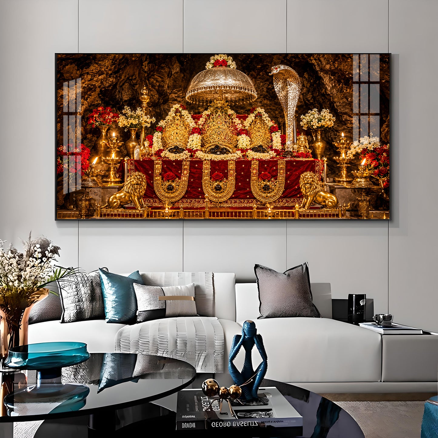Maa Vaishno Devi Shakti Peeth Premium Acrylic Horizontal Wall Art