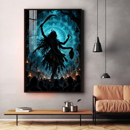 Mata Kalaratri Premium Acrylic Vertical Wall Art