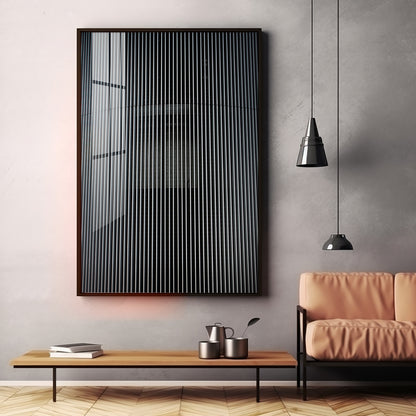 Grayscale Surface Premium Acrylic Vertical Wall Art