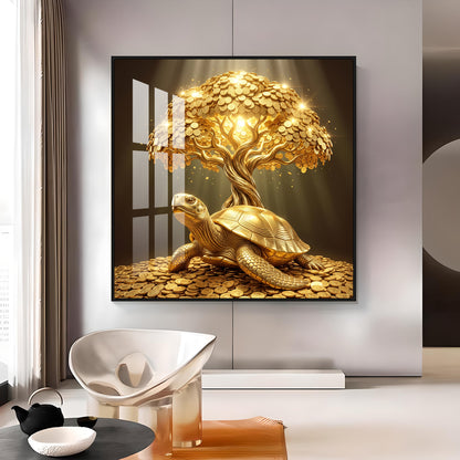 Vastu Kalpavriksha Premium Acrylic Square Wall Art