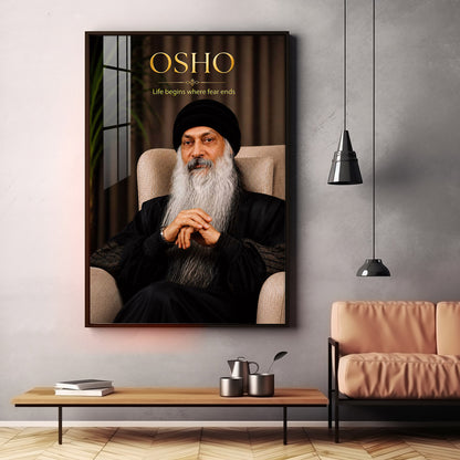 Osho Premium Acrylic Vertical Wall Art
