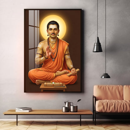 Shri Basaveshwara Premium Acrylic Vertical Wall Art