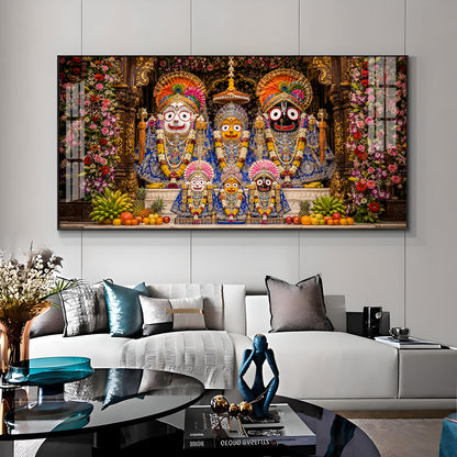 Ratna Shringar Darshan Of JagannathPuri Premium Acrylic Horizontal Wall Art