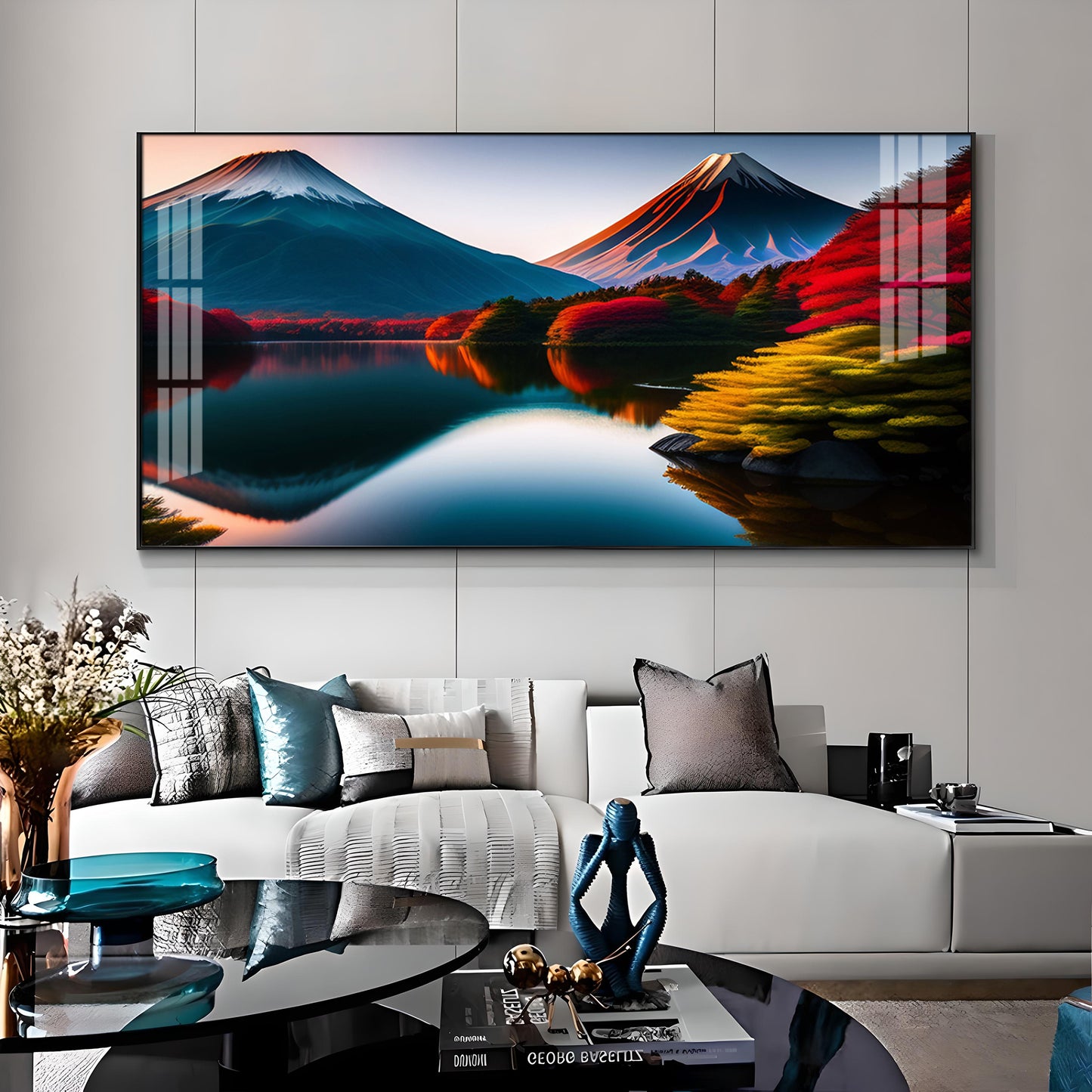Beautiful Mountain Premium Acrylic Horizontal Wall Art