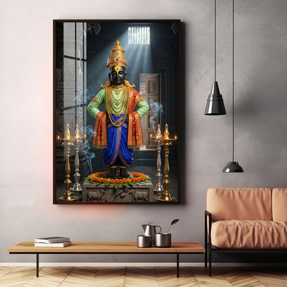 Lord Panduranga Premium Acrylic Vertical Wall Art
