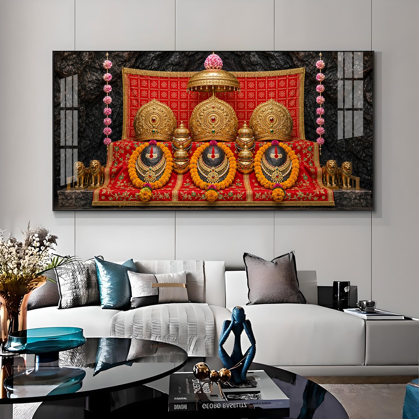 Maa Vaishno Devi Darshan Premium Acrylic Horizontal Wall Art