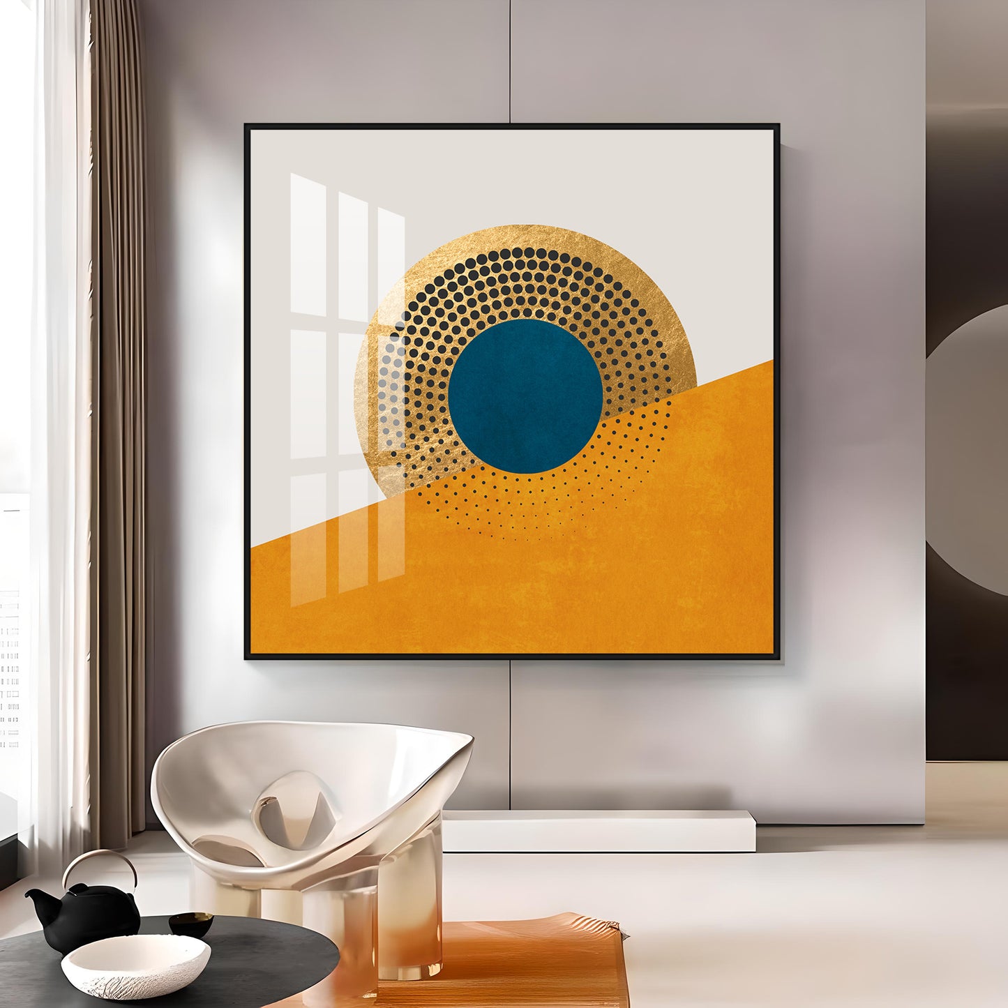 Beautiful Abstract Geometric Premium Acrylic Square Wall Art