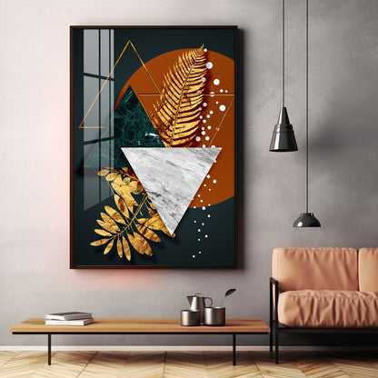 Radiant Shapes Premium Acrylic Vertical Wall Art