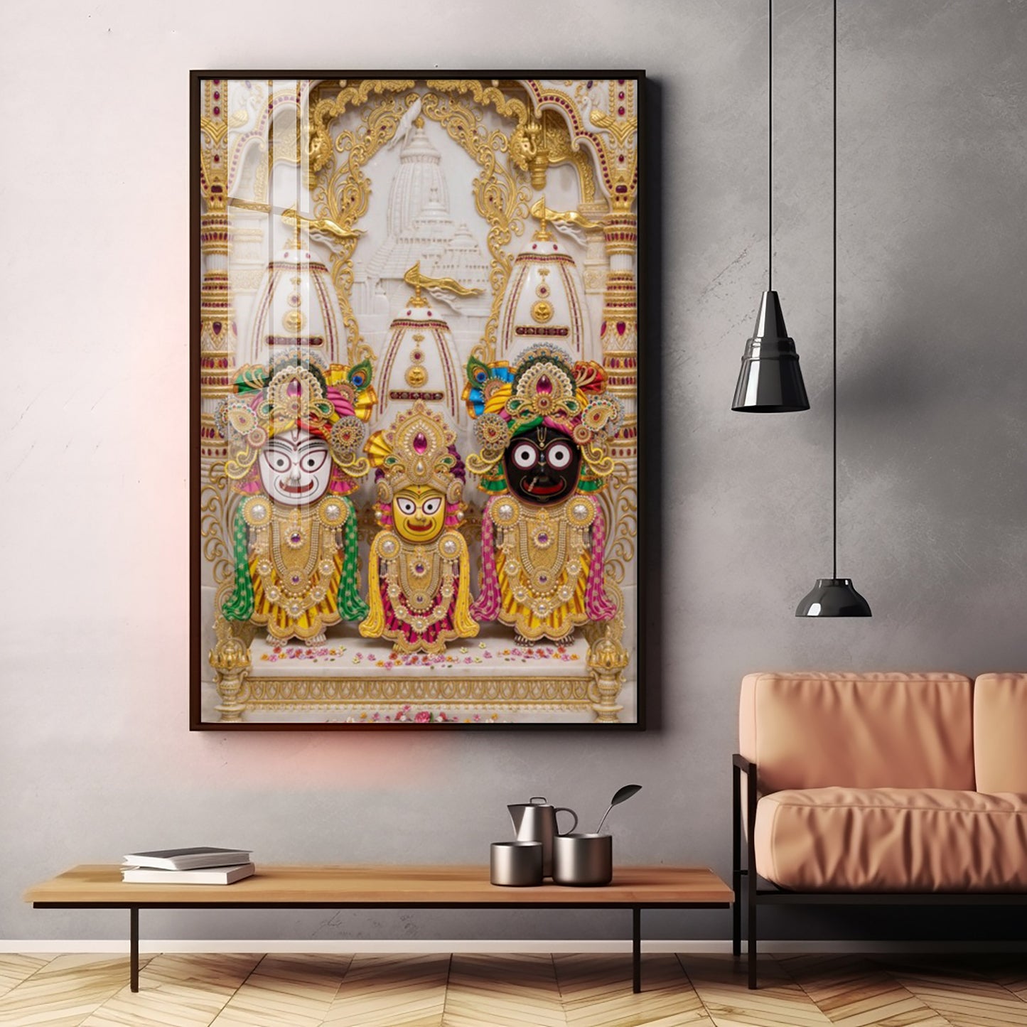 Jagannath Prabhu Serenity Premium Acrylic Vertical Wall Art