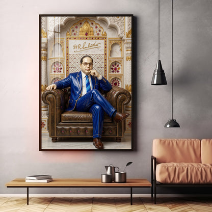 Dr. B.R. Ambedkar Premium Acrylic Vertical Wall Art