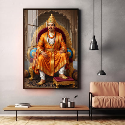 Shri Basavanna Premium Acrylic Vertical Wall Art