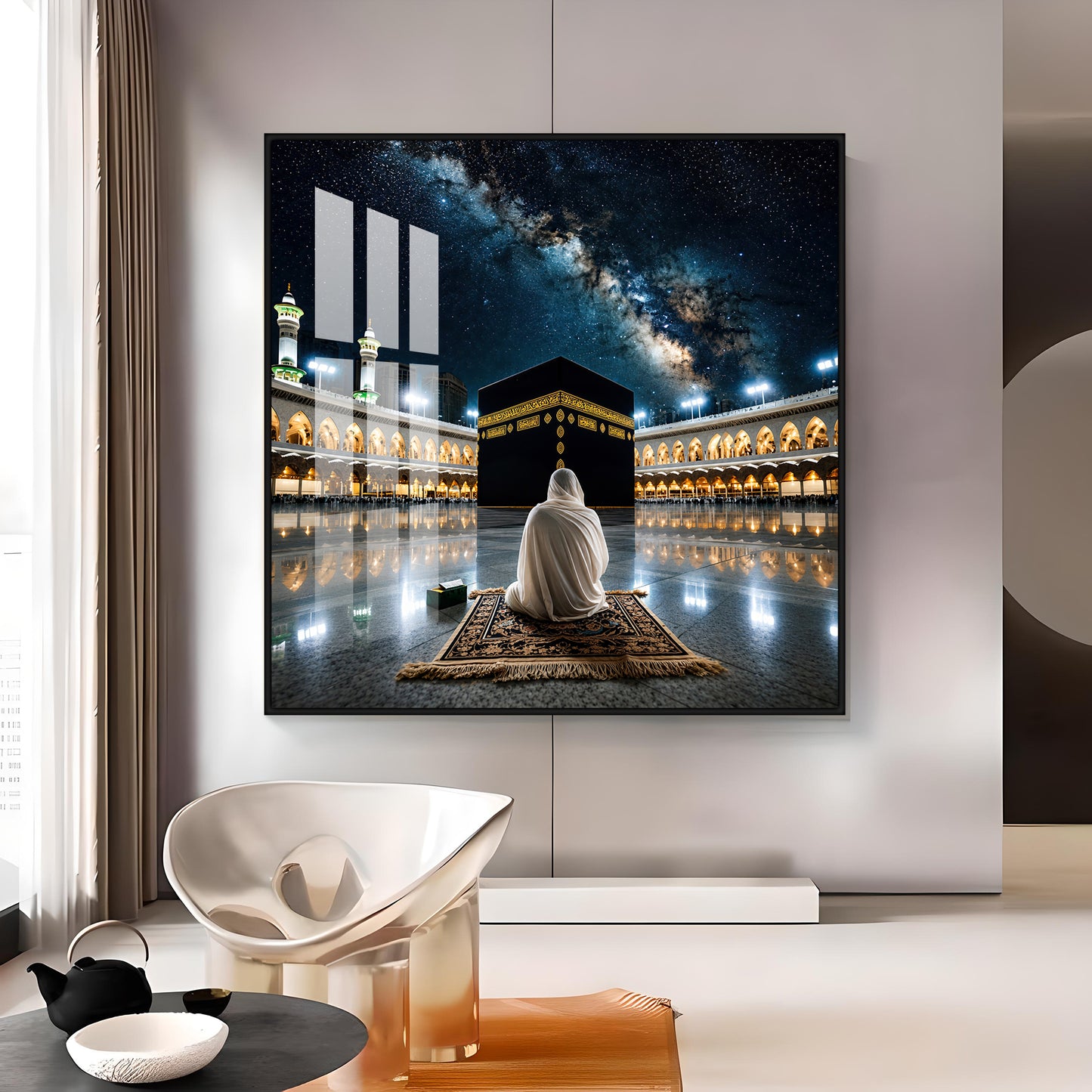 Kaaba Mecca Premium Acrylic Square Wall Art
