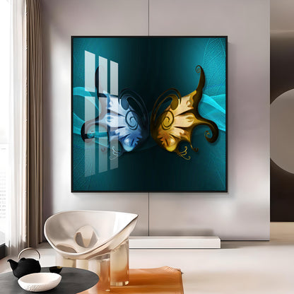 Butterfly Wings Premium Acrylic Square Wall Art