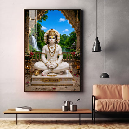 Ram Dutt Hanuman Ji Premium Acrylic Vertical Wall Art