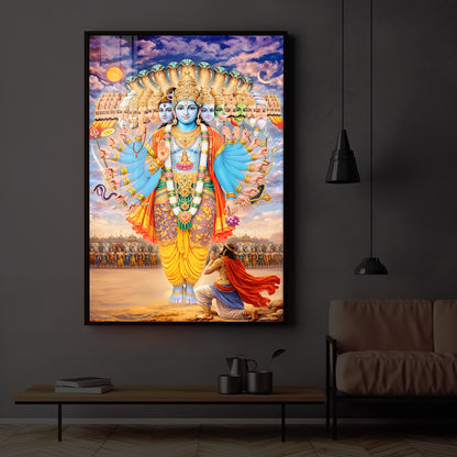 Lord Vishwaroop Modern Luxury Backlight Vertical Wall Art