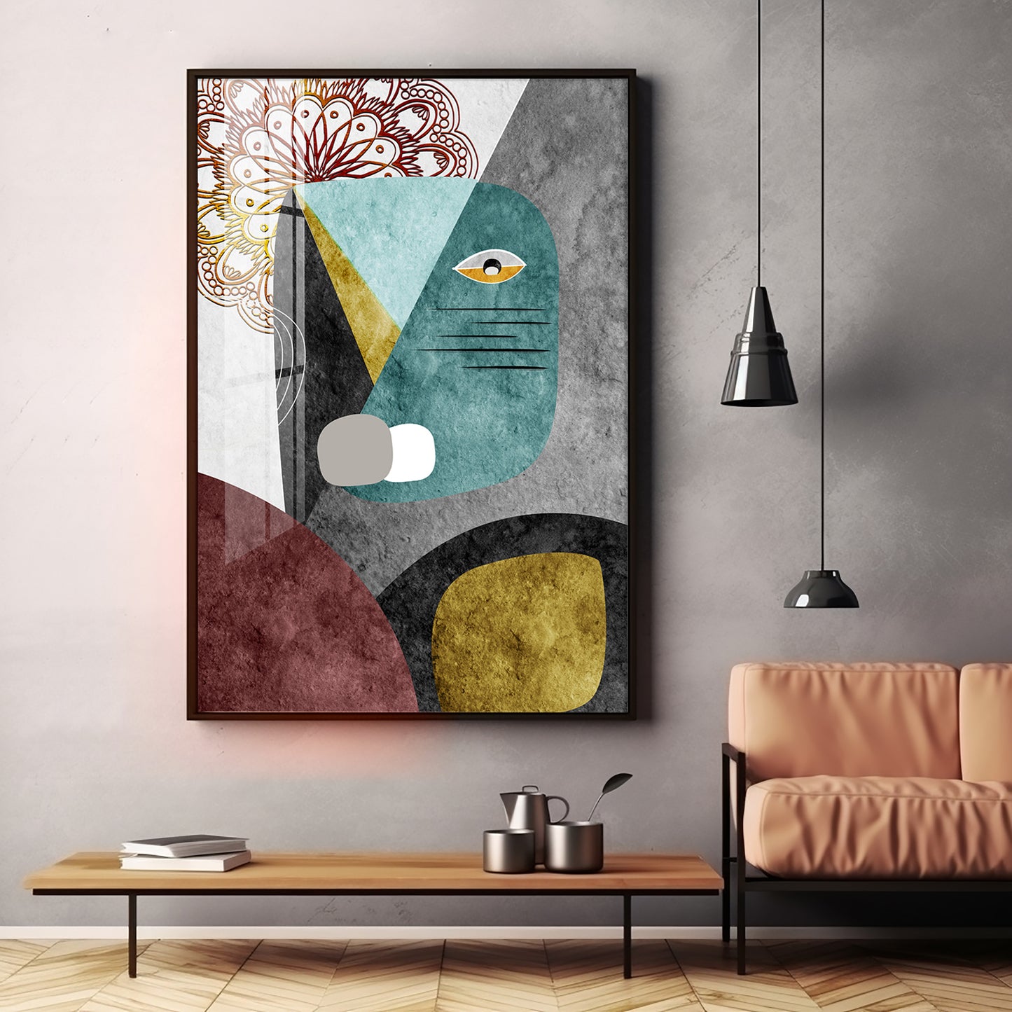 Nature's Harmony Premium Acrylic Vertical Wall Art