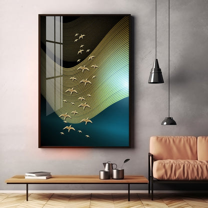 Wave of Wings Premium Acrylic Vertical Wall Art