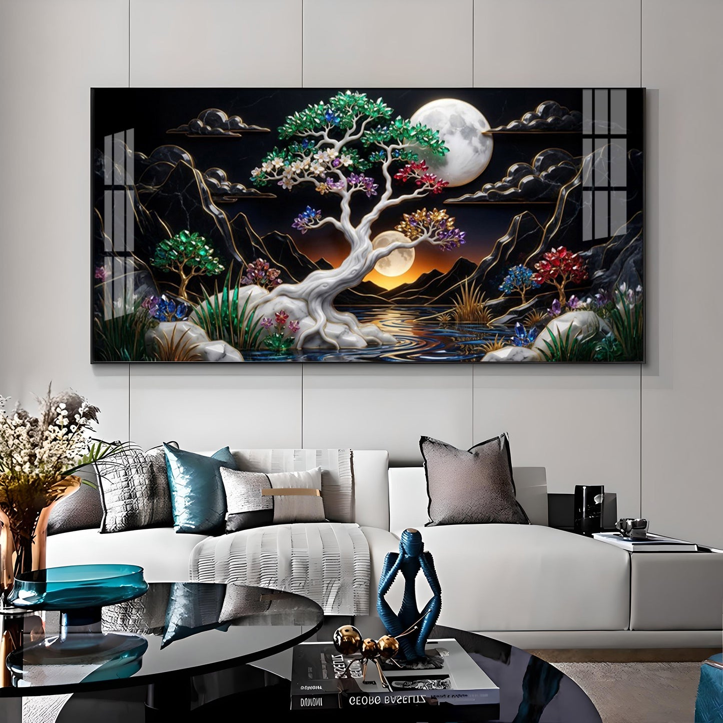 Nature's Embrace Tree Premium Acrylic Horizontal Wall Art