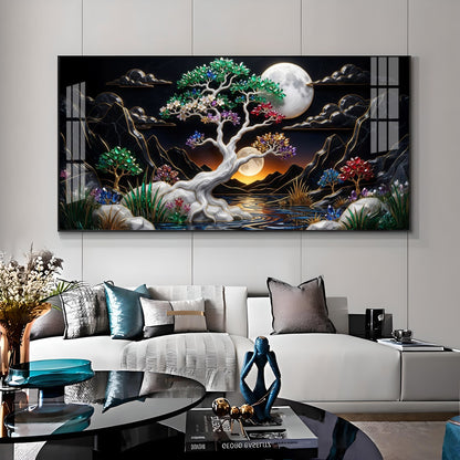 Nature's Embrace Tree Premium Acrylic Horizontal Wall Art