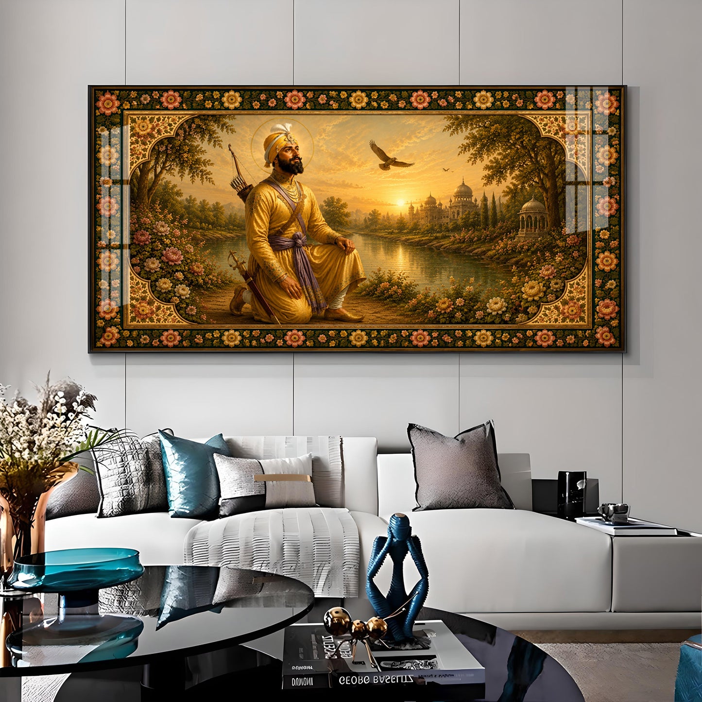 Guru Gobind Singh Ji Premium Acrylic Horizontal Wall Art