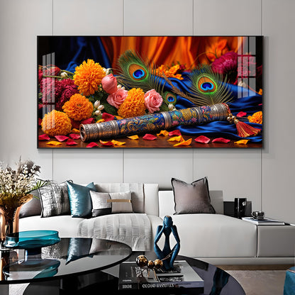 Troupe Of Bansuri Premium Acrylic Horizontal Wall Art