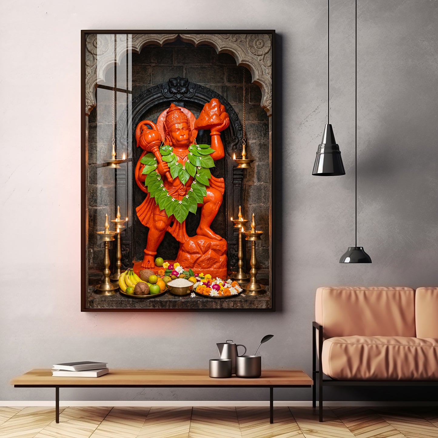 Lord Balaji Premium Acrylic Vertical Wall Art