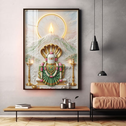 Jyotirlingams Premium Acrylic Vertical Wall Art