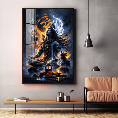 Shambhu Premium Acrylic Vertical Wall Art