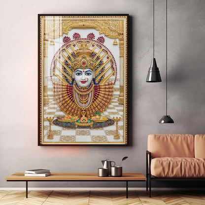 Goddess Renuka Premium Acrylic Vertical Wall Art