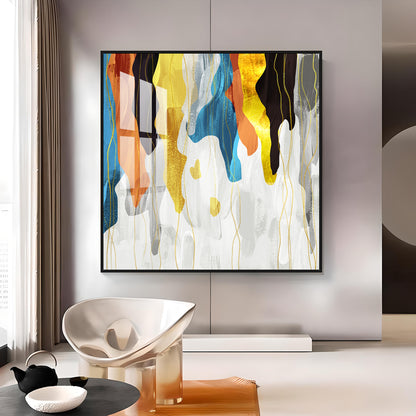 Colorful Abstract Premium Acrylic Square Wall Art